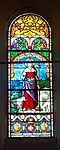 Sainte Germaine de Pibrac. (Vitrail placé sur la droite du chœur)