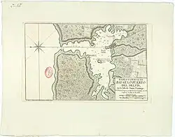 Bahía y ciudad de Bayaha o puerto del Delfín, en la Isla de Santo Domingo / Por D. Tomás López y su hijo D. Juan, Geógrafos de S. M. Conforme al plano de Mr. Bellin 1794