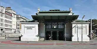 Le pavillon de style Art nouveau.