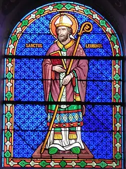 Sanctus Leobinus (XIXe siècle), église Saint-Lubin d'Arrou.