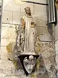 Statue de sainte Catherine.