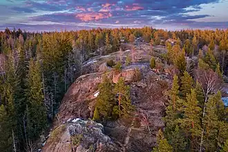 Rochers d'Högberget.