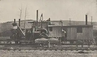 Concasseuse de la ballastière de Bouvaincourt.