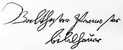 signature de Balthasar Permoser