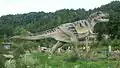 Modèle de Tyrranosaurus dans le parc jurassique de Bałtów