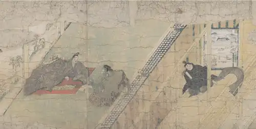 Tokiwa Mitsunaga, Ban dainagon ekotoba, XIIe&nbsp;siècle, musée d'art Idemitsu.