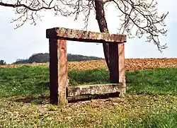Banc-reposoir d'Alsace napoléonien.