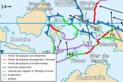 Image illustrative de l’article Plaque de la mer de Banda