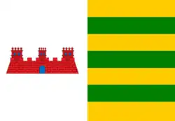 Drapeau de Nacimientoville et commune du Chili
