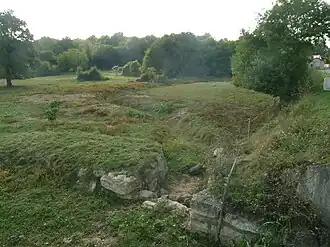 Un des derniers gouffres du Bandiat à Rivières.