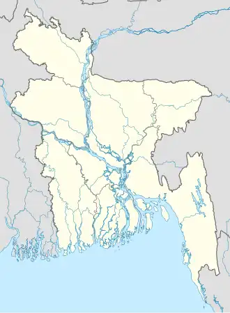 voir sur la carte du Bangladesh