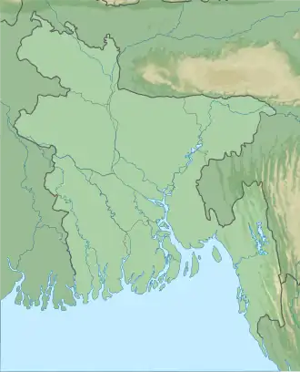 voir sur la carte du Bangladesh