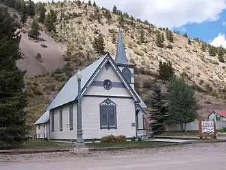 L'église baptiste de Lake City.