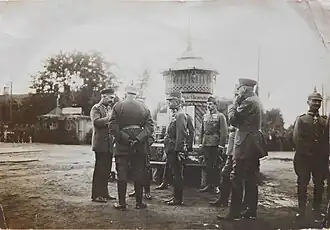 En 1817 des militaires autro-hongrois et allemands.