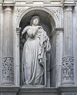 Eulalie de Barcelone par Bartolomé Ordóñez 1519.
