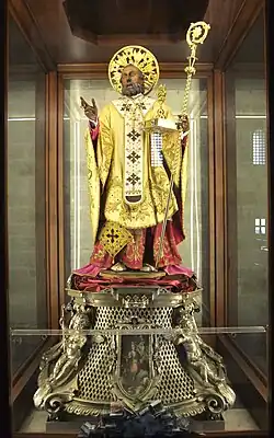 Statue de saint Nicolas.