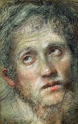 Tête d’un jeune homme, vers 1550, musée national de Varsovie