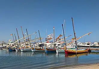 Barques catalanes, Port Barcarès,.