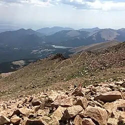 Vue de la partie supérieure du Barr Trail.