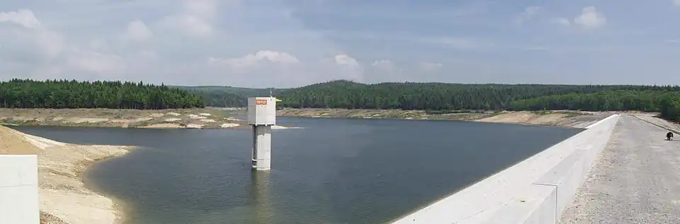 Le barrage de la Galaube.