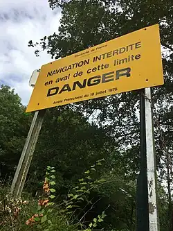 Panneau EDF de la rive gauche