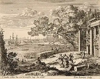 Paysage portuaire antique