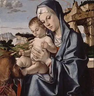 Vierge à l'Enfant1483, Liverpool.