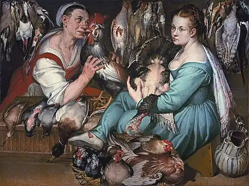 La Volaillère, vers 1580, Florence, Fondazione Roberto Longhi (it).