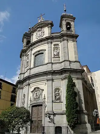 Façade de la basilique de San Miguel