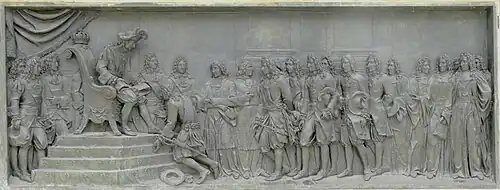 Institution de l'ordre royal et militaire de Saint-Louis en 1693.