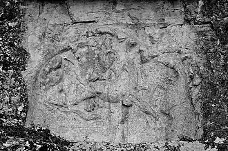 Relief rupestre du mithréum de Bourg-Saint-Andéol.