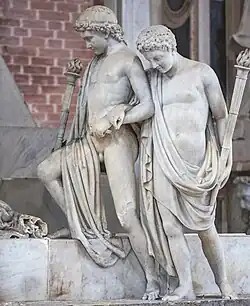 Les Génies de l'architecture et de la peinture par Jacopo De Martini.