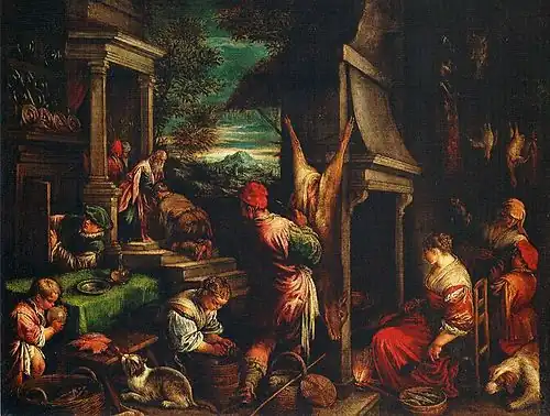 Le Retour du fils prodigue, Jacopo Bassano.