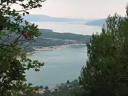 Paysage du lac de Sainte-Croix.