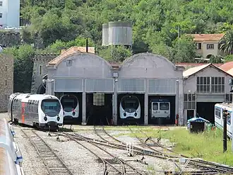 Bâtiments de l'ancien dépôt des CFC démolis en 2022.
