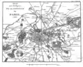 Plan des environs de Paris en 1814.