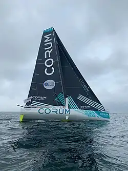Corum L'Épargne lors du Défi Azimut à Lorient, en septembre 2019.