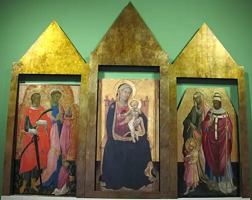 Triptyque de San Quirico all'Olivo.