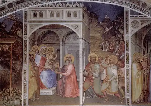 Les Trois Rois mages. Mur Nord