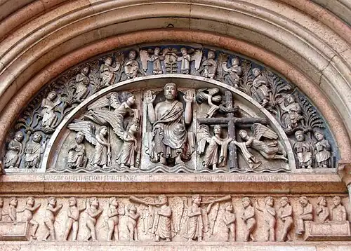 le tympan extérieur du Jugement dernier