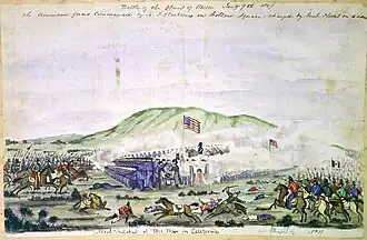 Description de l'image Battle_of_La_Mesa_(William_H._Meyers,_1847).jpg.
