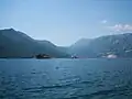 Gospa od Škrpjela au fond des Bouches dee Kotor.