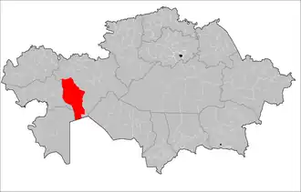 Localisation de District de Bayganin