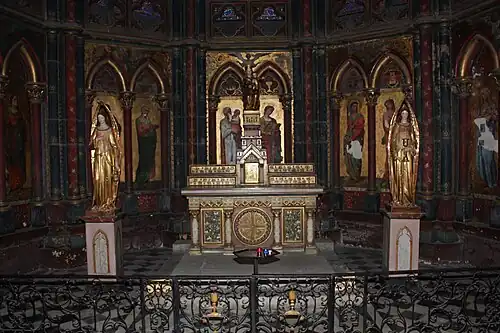 Peintures murales de la chapelle de la Sainte Vierge, cathédrale Sainte-Marie, Bayonne.