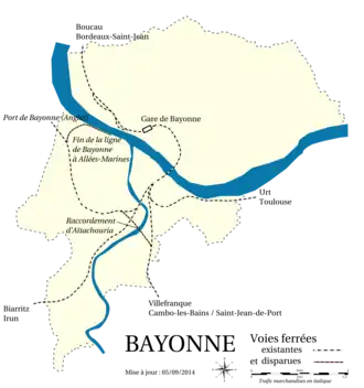 Voir la carte de la ligne.