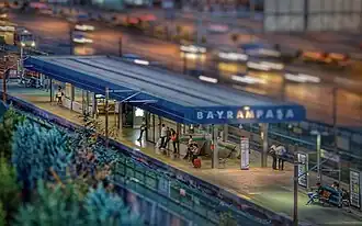 Vue de la station en 2020.