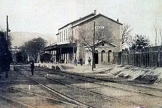 La gare de Baza vers 1920