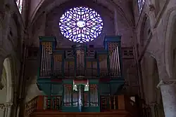 L'orgue et la rosace.