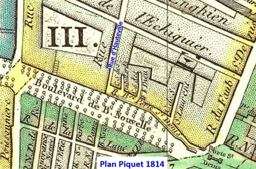 L'impasse sur plan Piquet de 1814