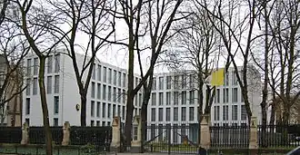 Vue de la mission diplomatique